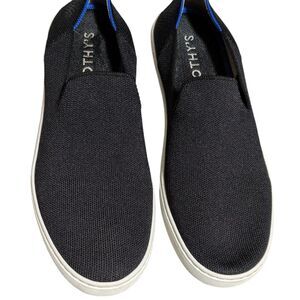 Rothy's Original women's sneaker size 11 black eco friendly comfort slip on